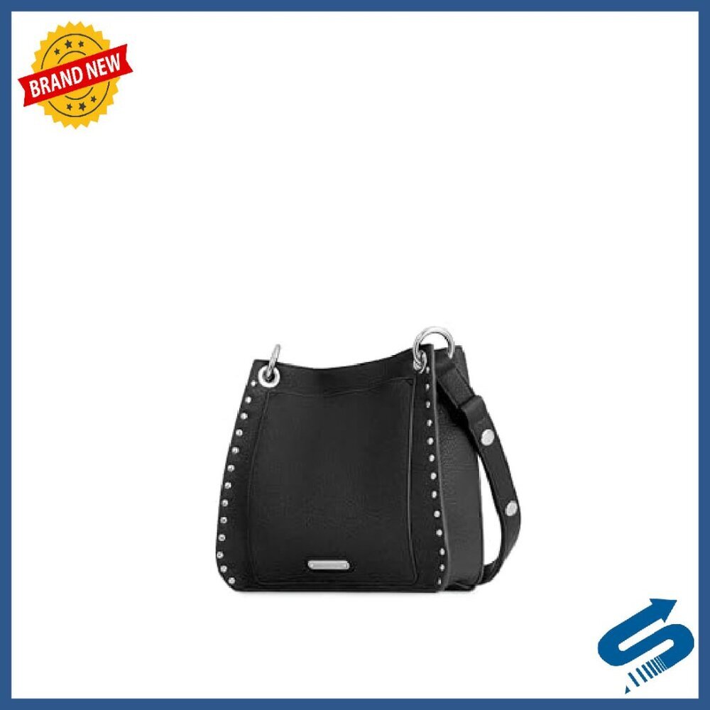 Small Genuine Leather Shoulder Bag with Twist Lock Closure - Picture 3 of 7